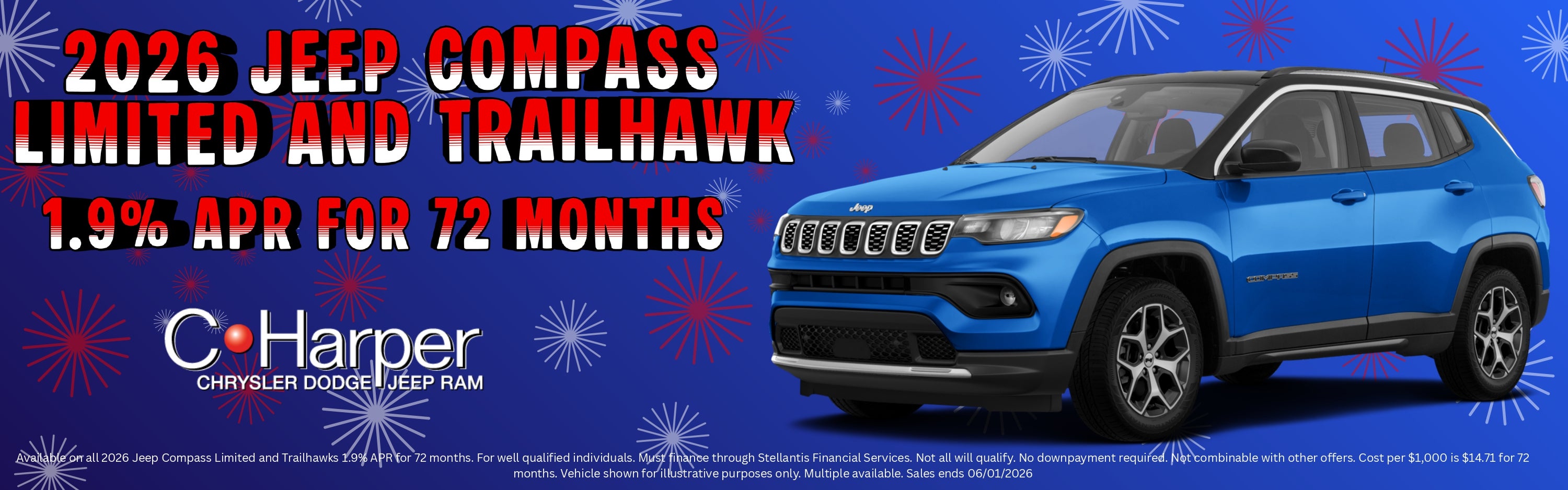 2026 Jeep Compass Limited and Trailhawk