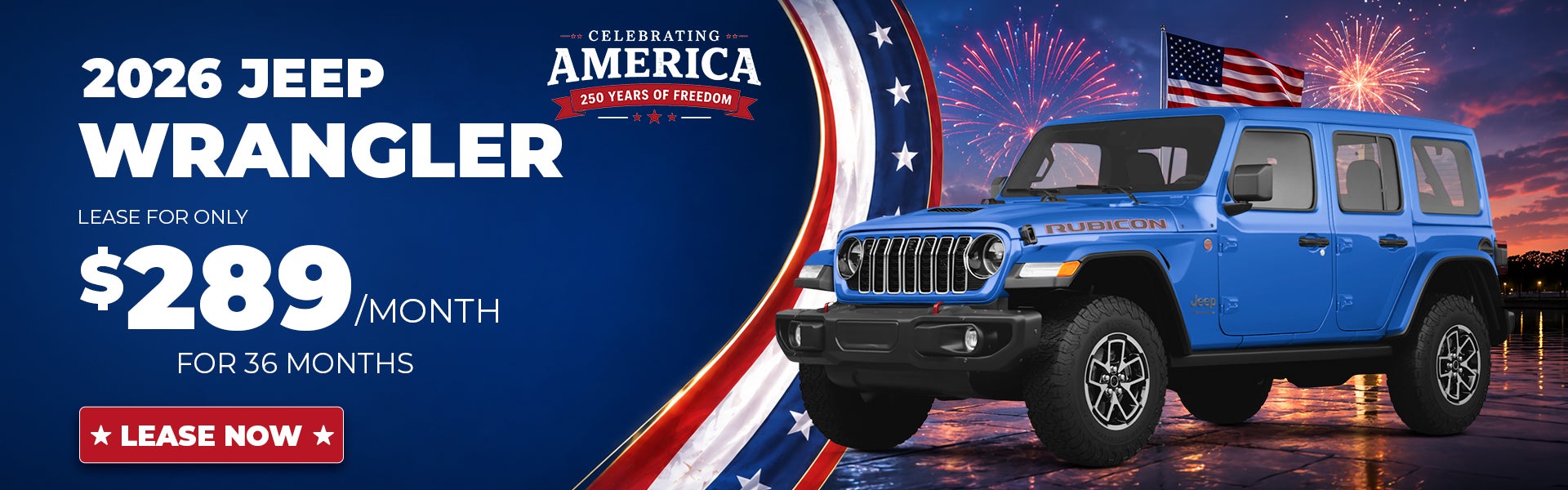 2026 JEEP WRANGLER LEASE OFFER