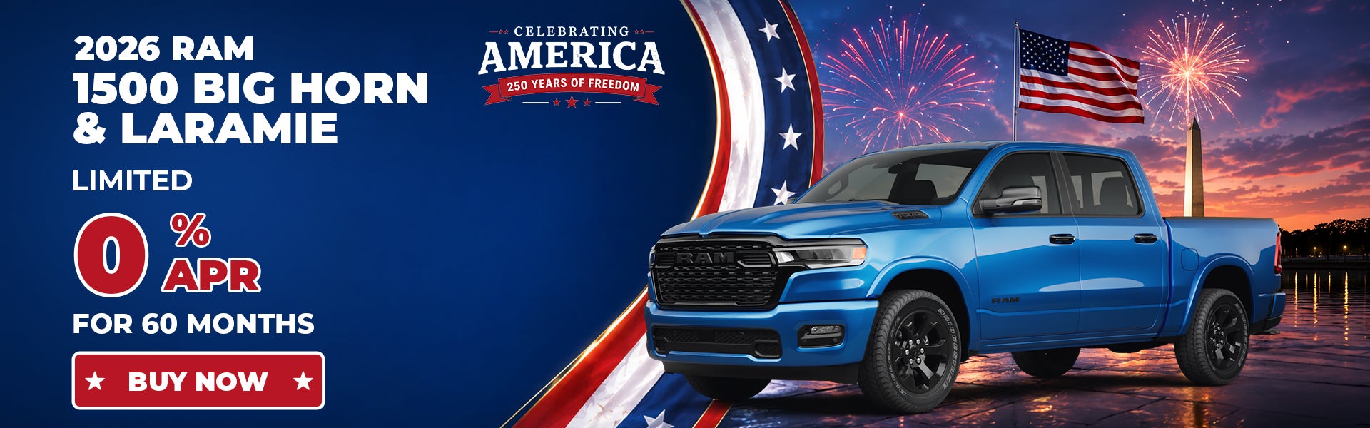 2026 RAM 1500 BIG HORN & LARAMIE OFFER