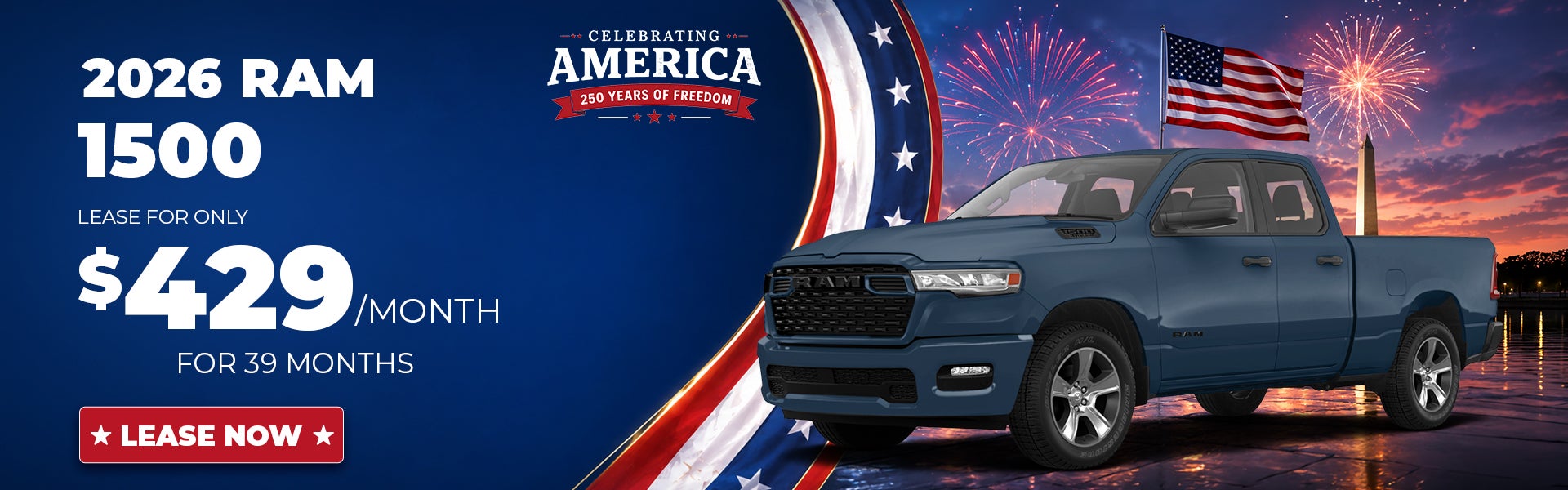 2026 RAM 1500 lease offer