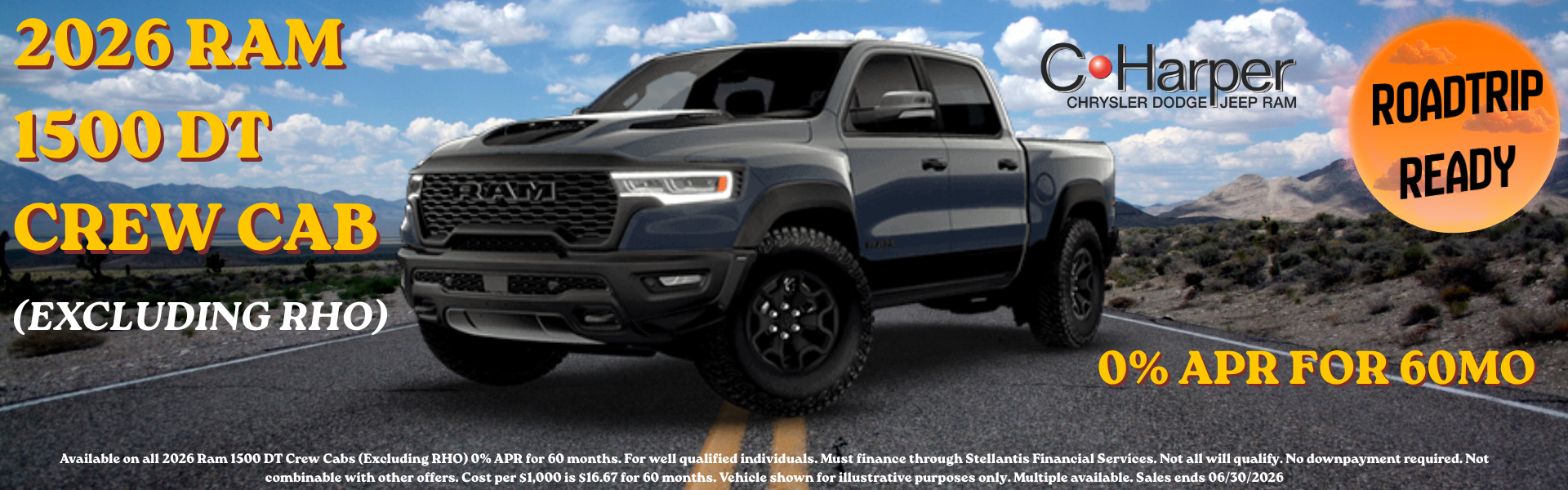 2026 RAM 1500 DT Crew Cab