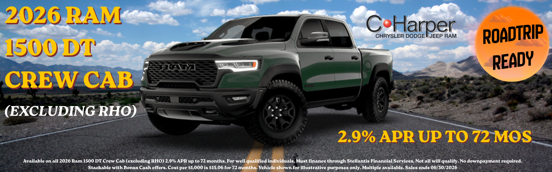 2026 RAM 1500 DT Crew Cab