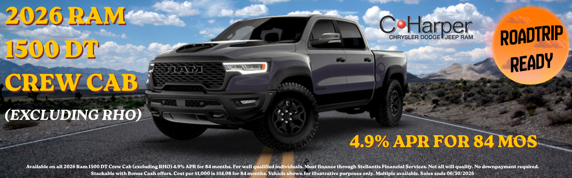 2026 RAM 1500 DT Crew Cab