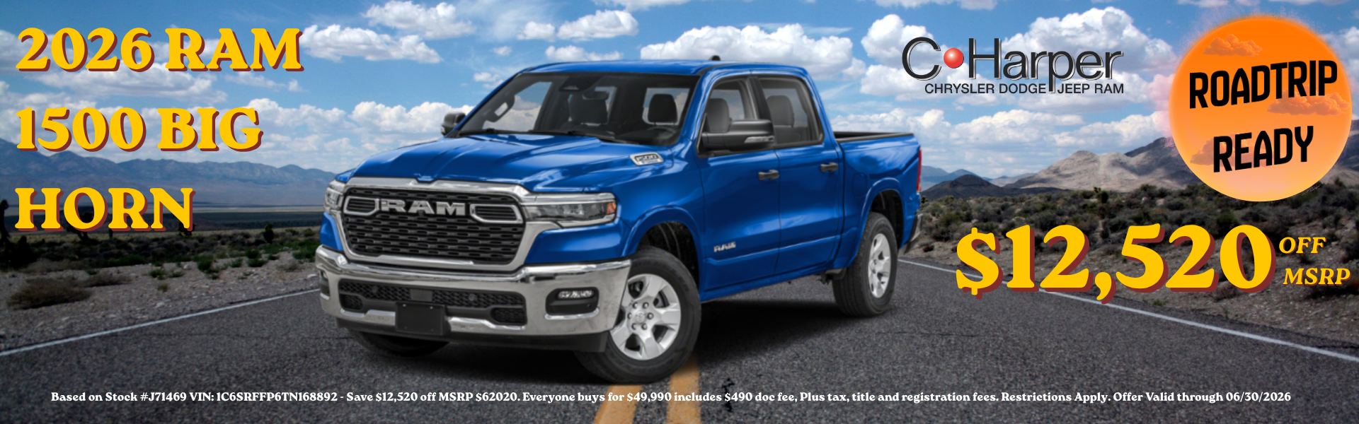 2026 RAM 1500 Big Horn