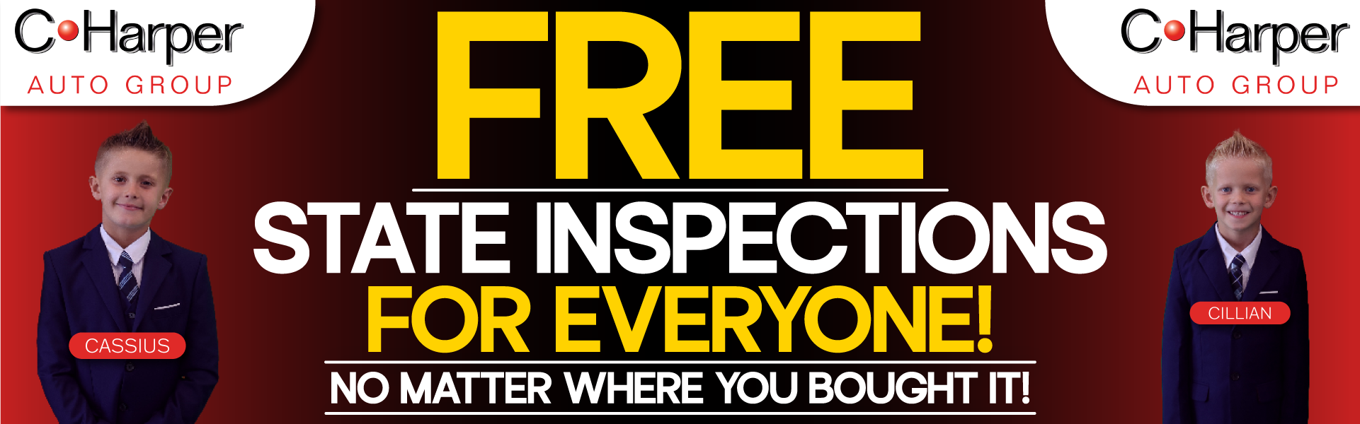 FREE State Inspections or Everyone! 